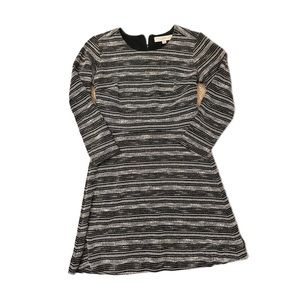 LOFT fit and flare dress with 3/4 length sleeves | size 0